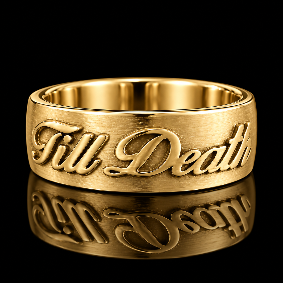 Till Death Band - Sterling Silver