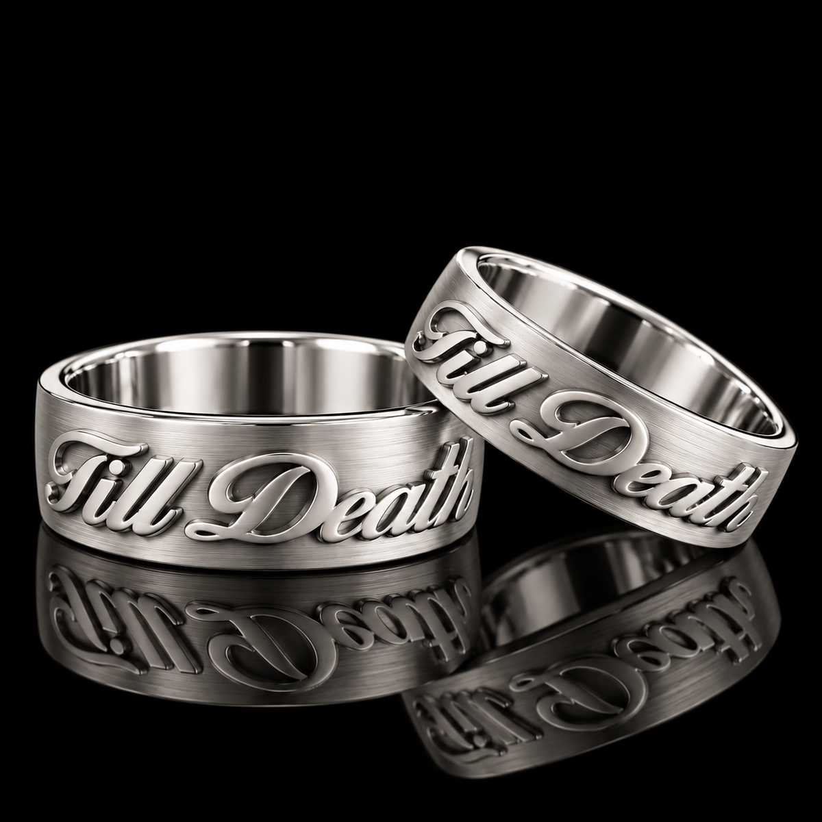 Till Death Band - Sterling Silver