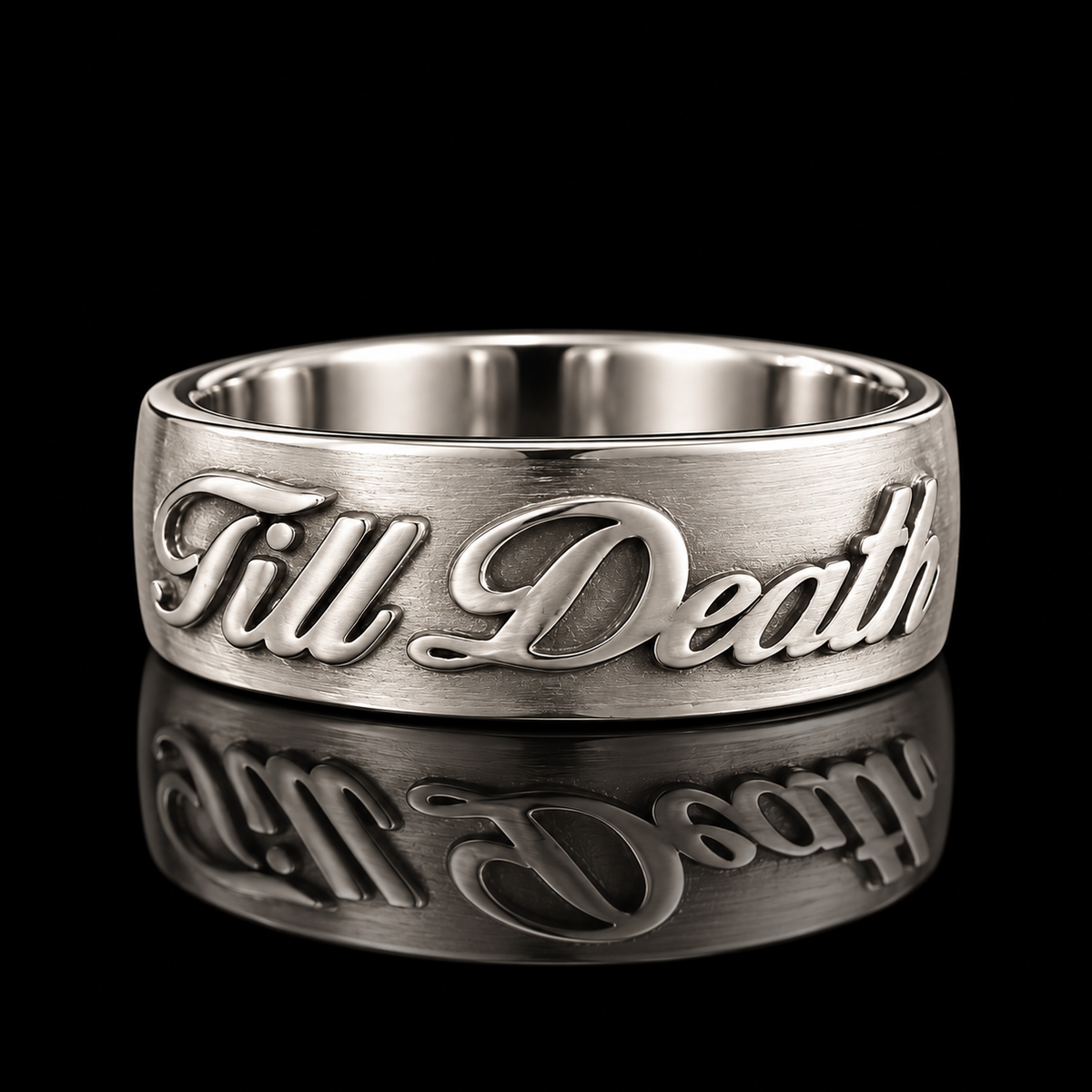 Till Death Band - Sterling Silver