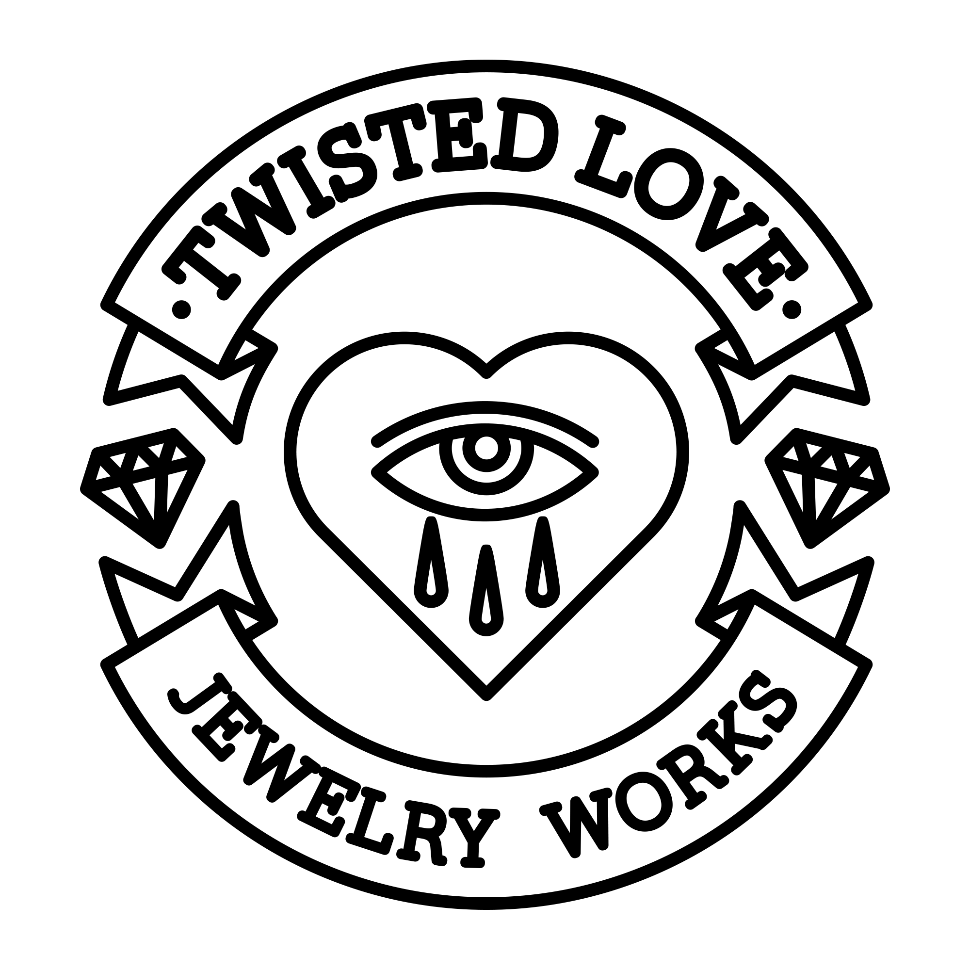 Twisted Love Jewelry Works NYC logo