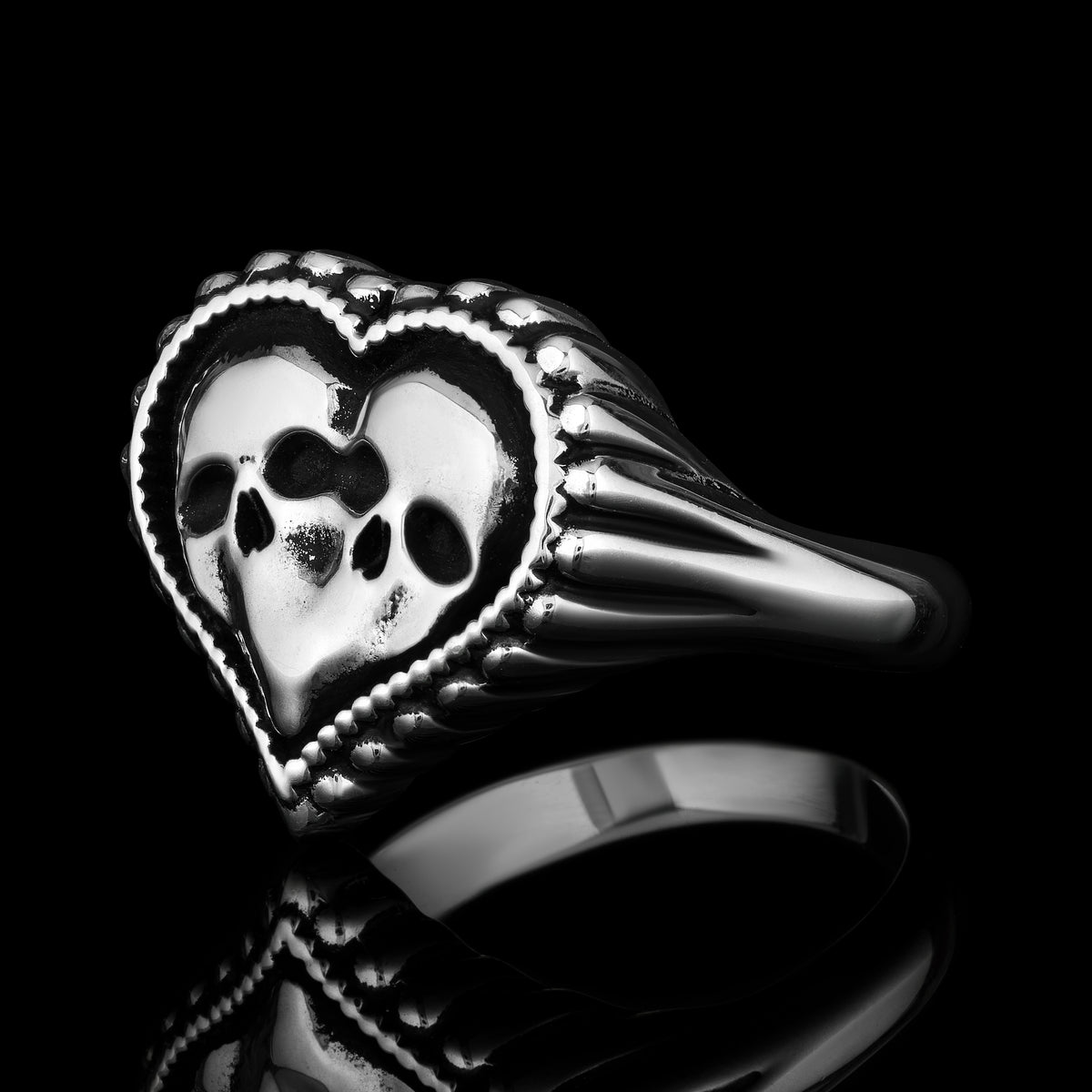 Eternal Love Heart Ring - Sterling Silver