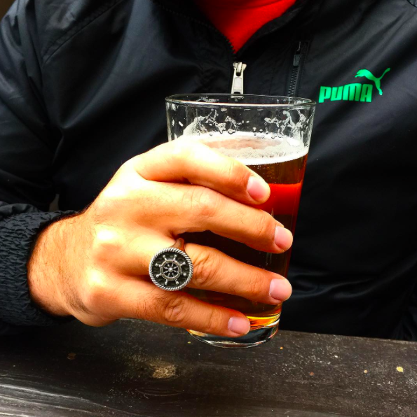 Boat Wheel Ring - Brass - Twisted Love NYC