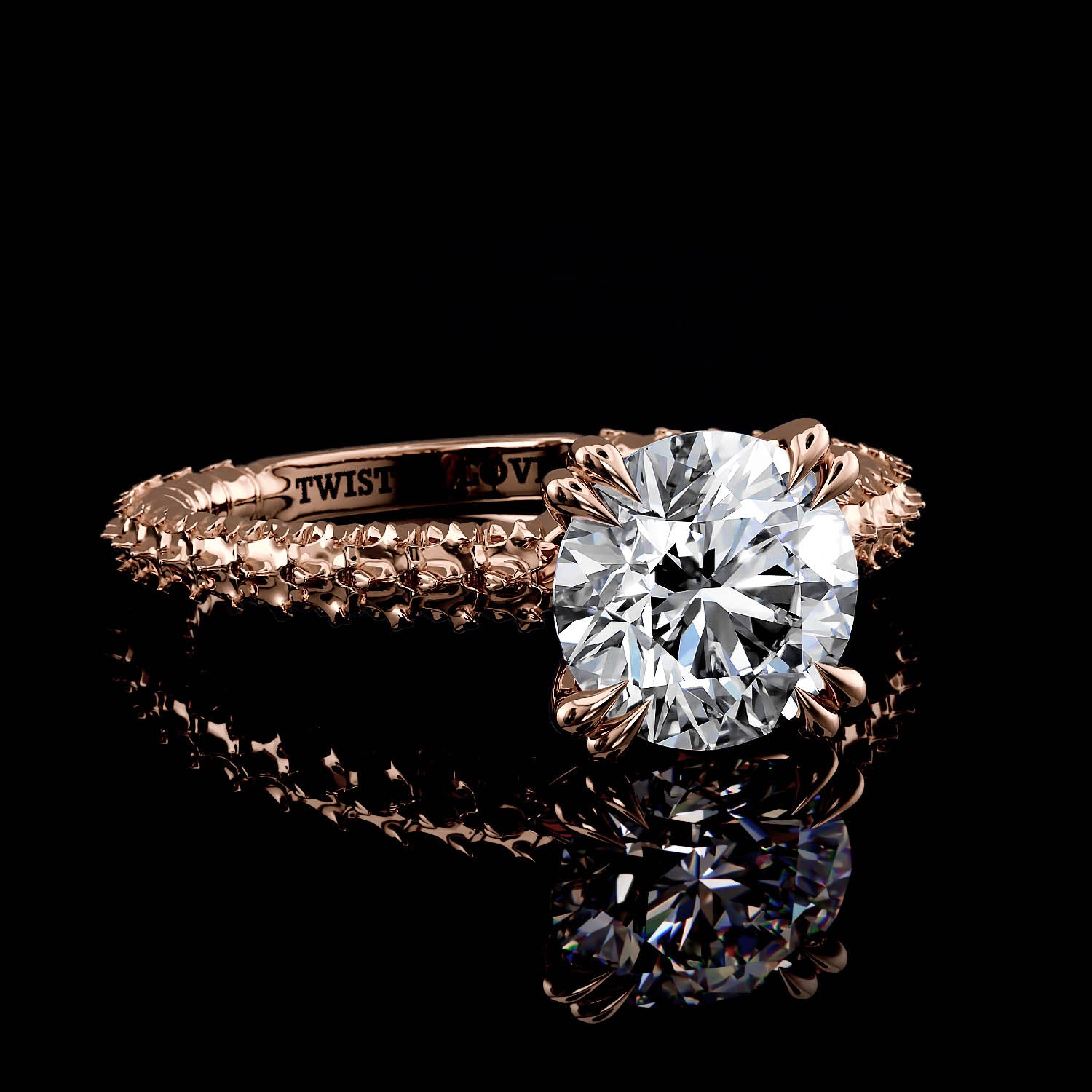 Spine Solitaire - 1 Carat