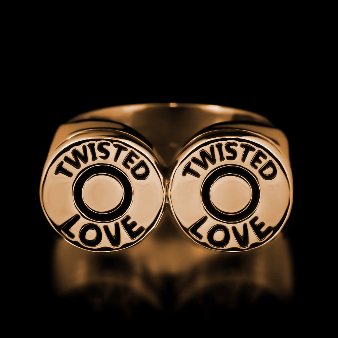 Bullet Ring - Brass - Twisted Love NYC