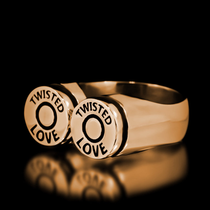 Bullet Ring - Brass - Twisted Love NYC