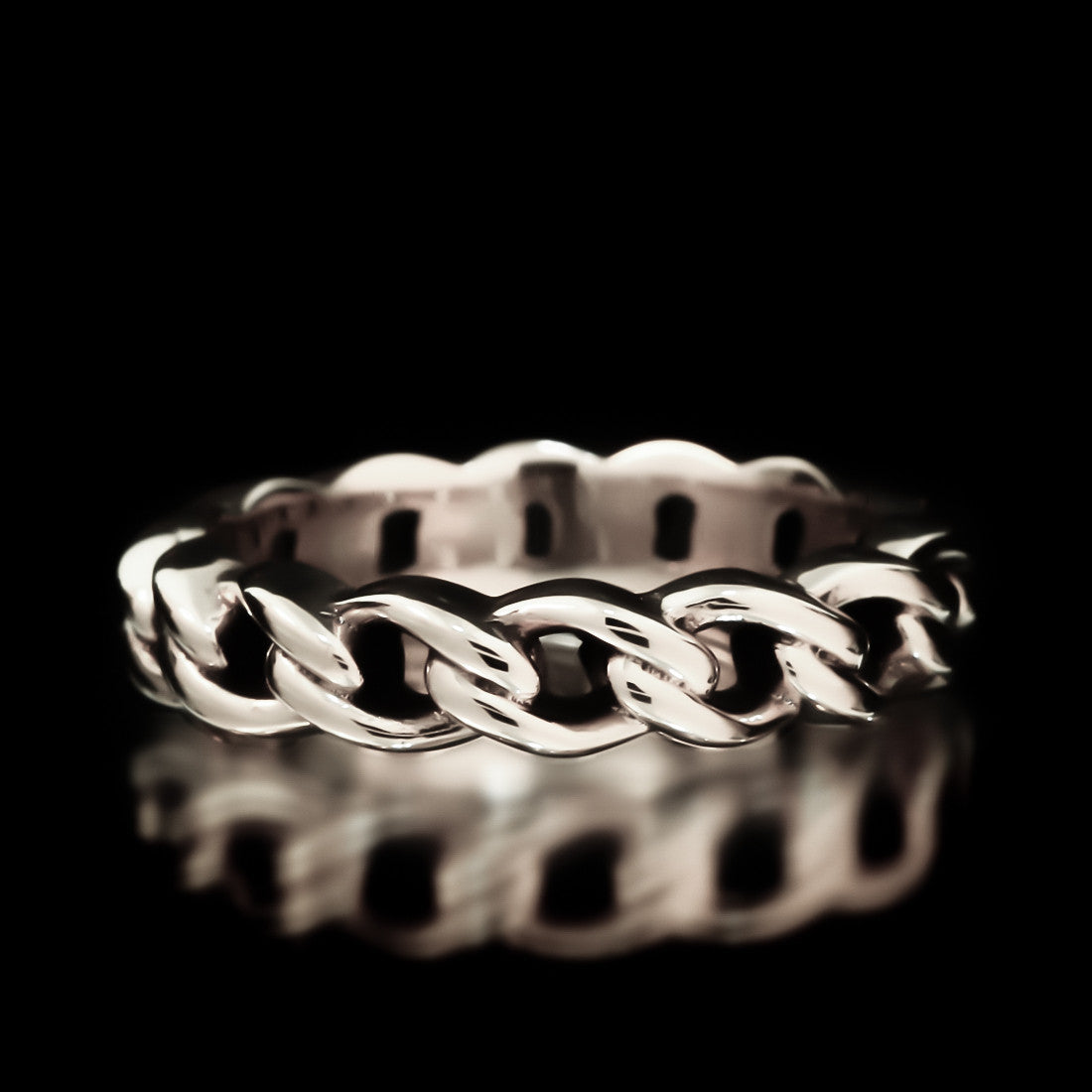 Chain Link Ring - Sterling Silver - Twisted Love NYC