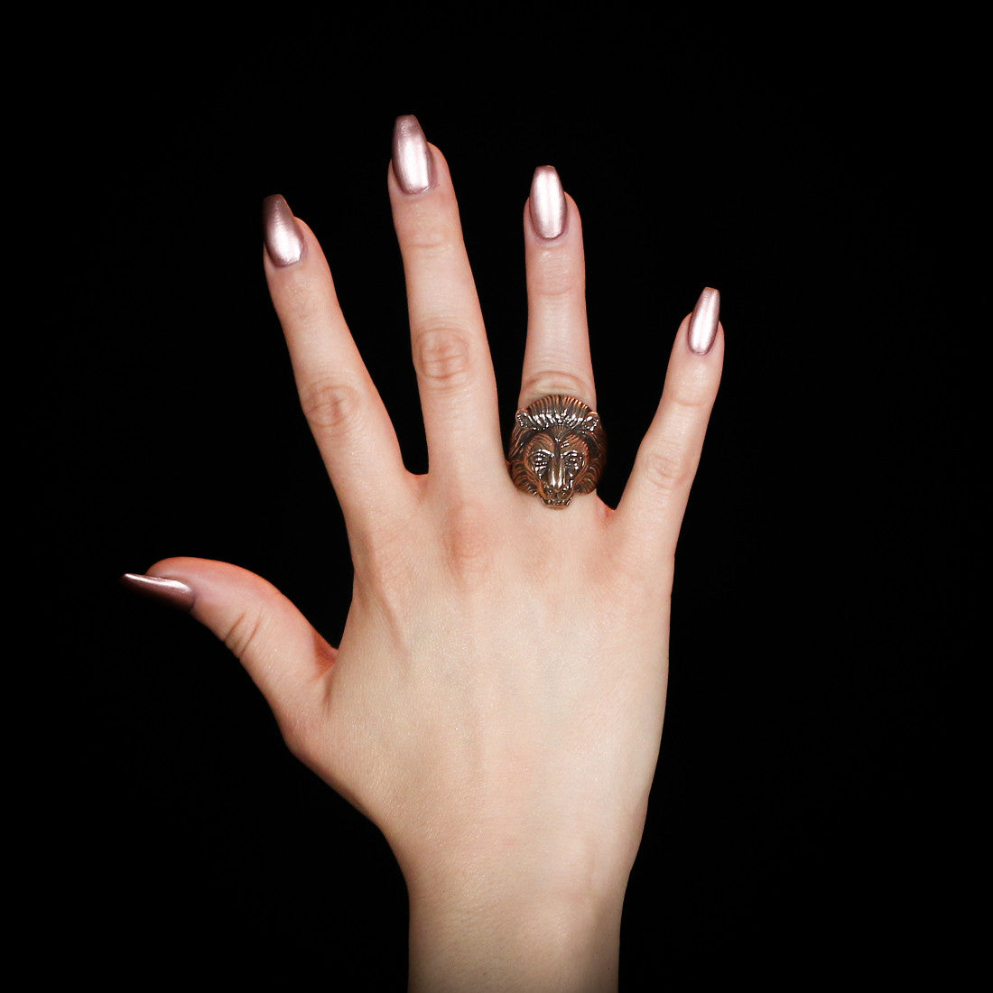 Lion Ring - Brass - Twisted Love NYC