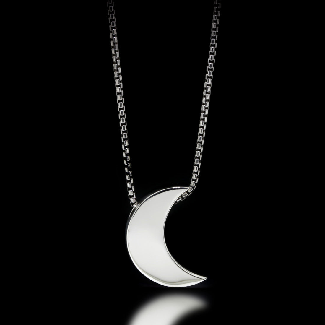 Luna Slider Necklace - Sterling Silver - Twisted Love NYC