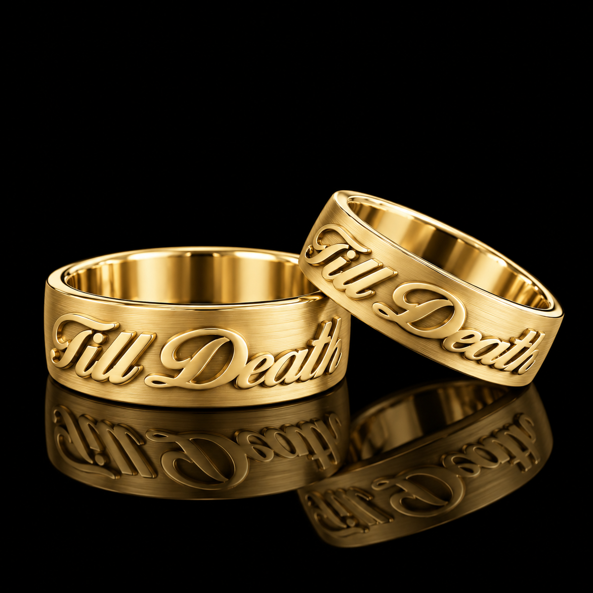 Till Death Band - Sterling Silver