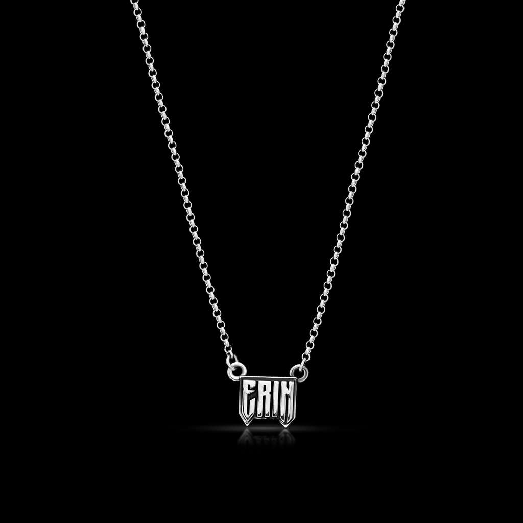 Custom Fang Nameplate Necklace