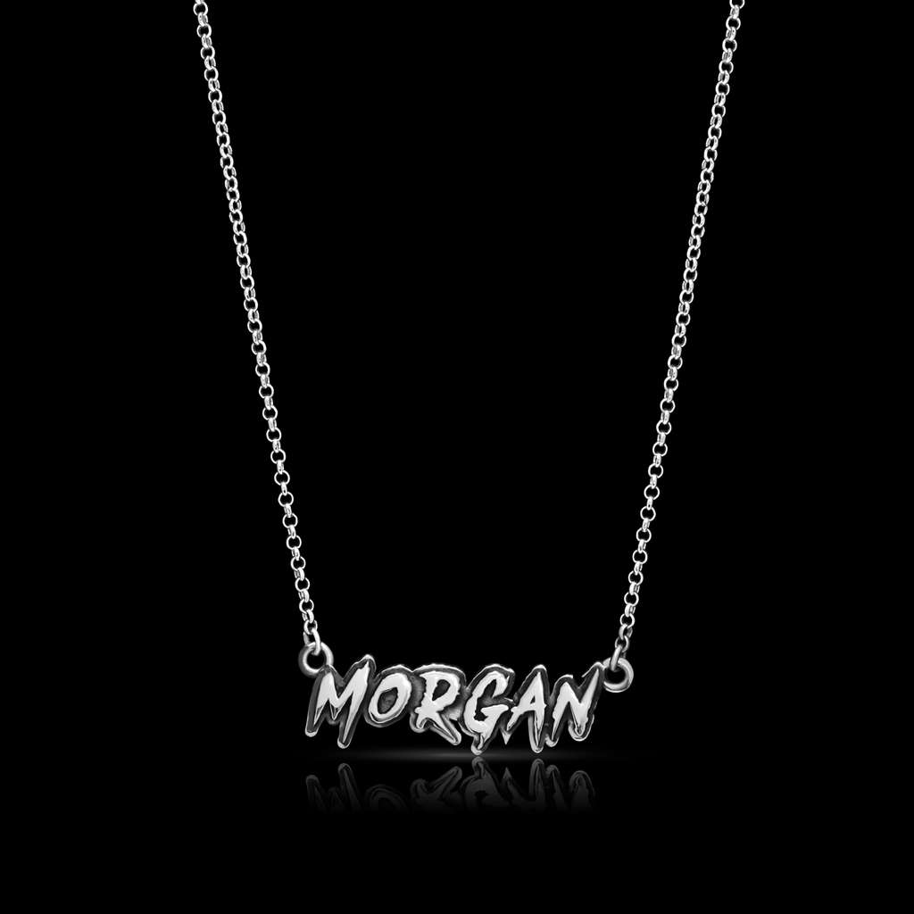 Custom Monster Nameplate Necklace