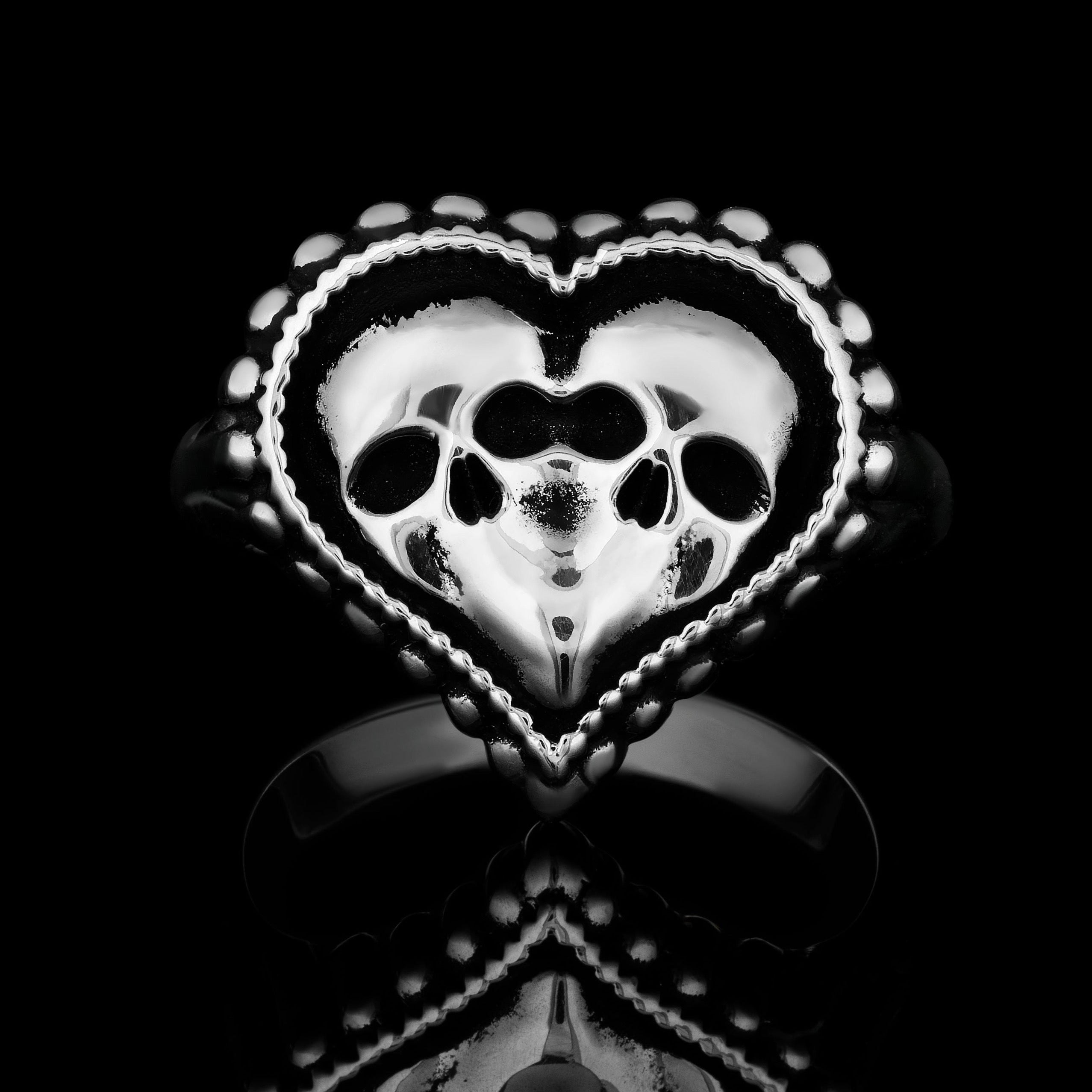 Eternal Love Heart Ring - Sterling Silver