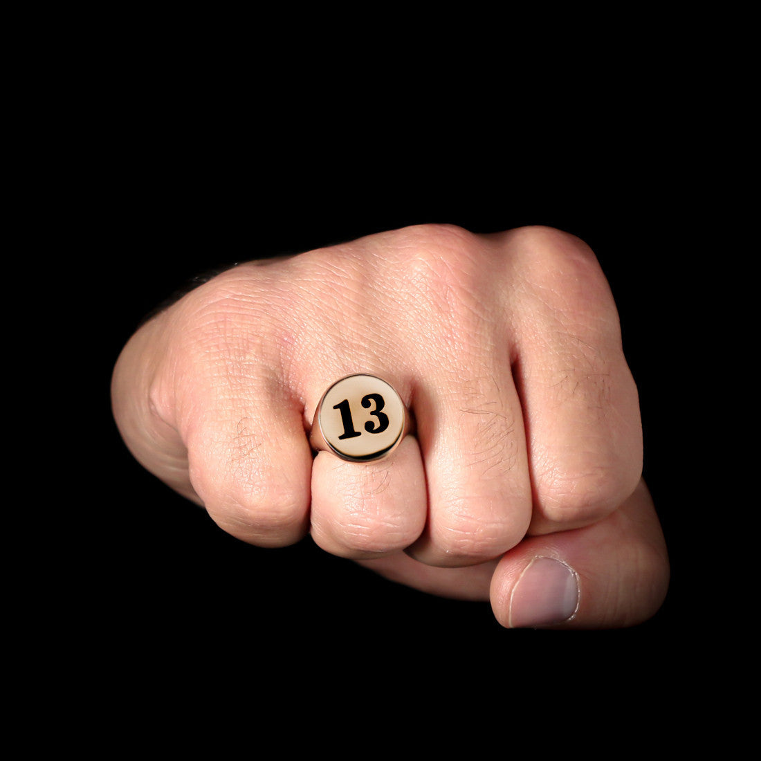 13 Signet Ring - Brass - Twisted Love NYC