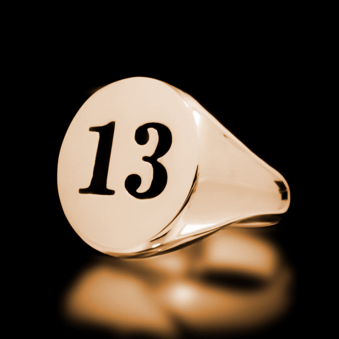 13 Signet Ring - Brass - Twisted Love NYC