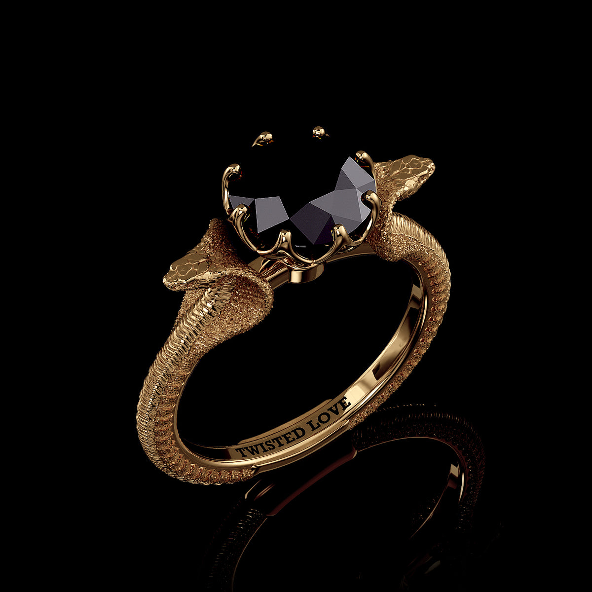 Cobra Ring - 2 Carat - Twisted Love NYC