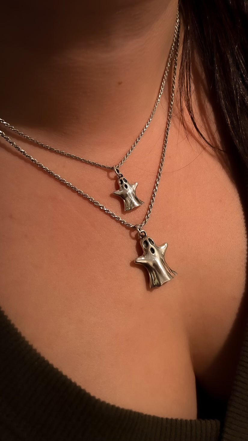 HALLOWEEN LIMITED EDITION GHOST NECKLACE