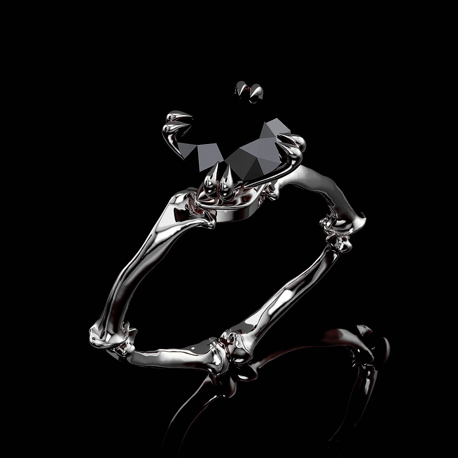 Bone Solitaire - 2 Carat