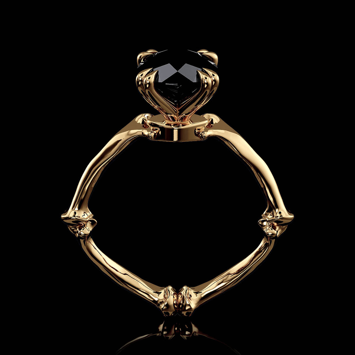 Bone Solitaire - 1 Carat