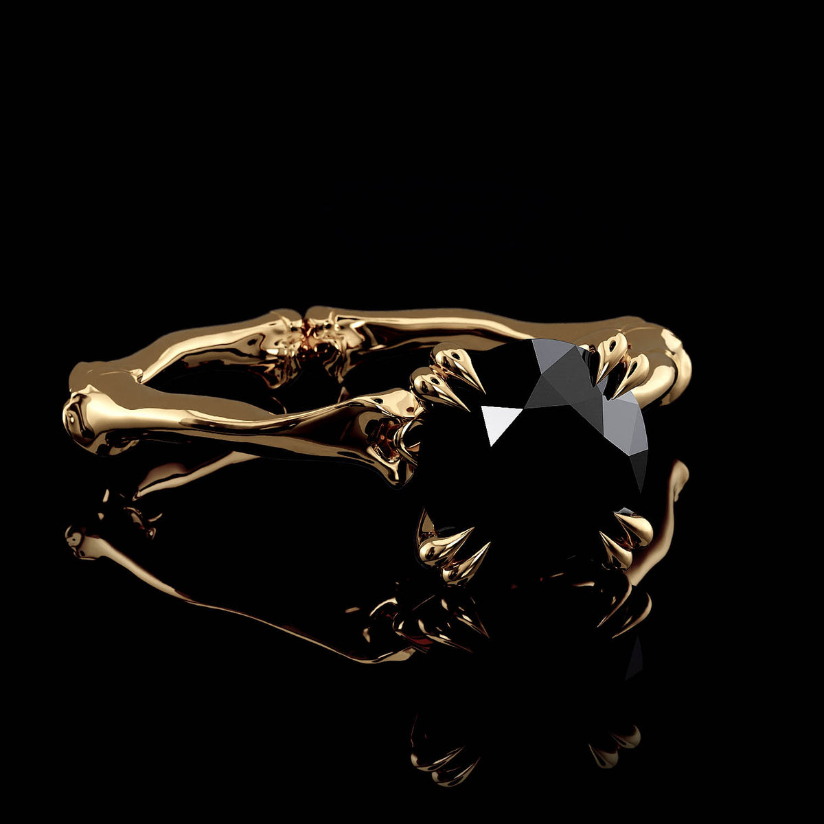 Bone Solitaire - 1 Carat