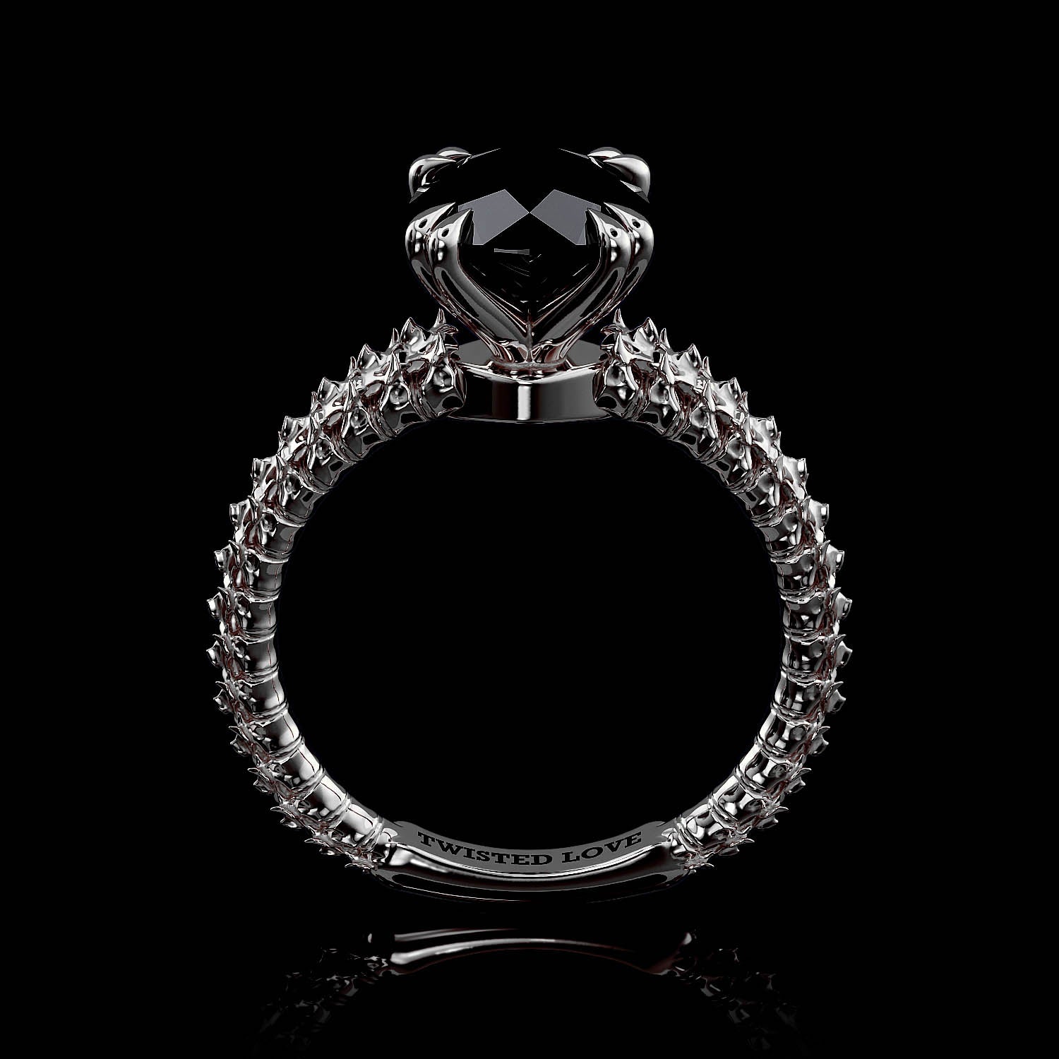 Spine Solitaire - 1 Carat