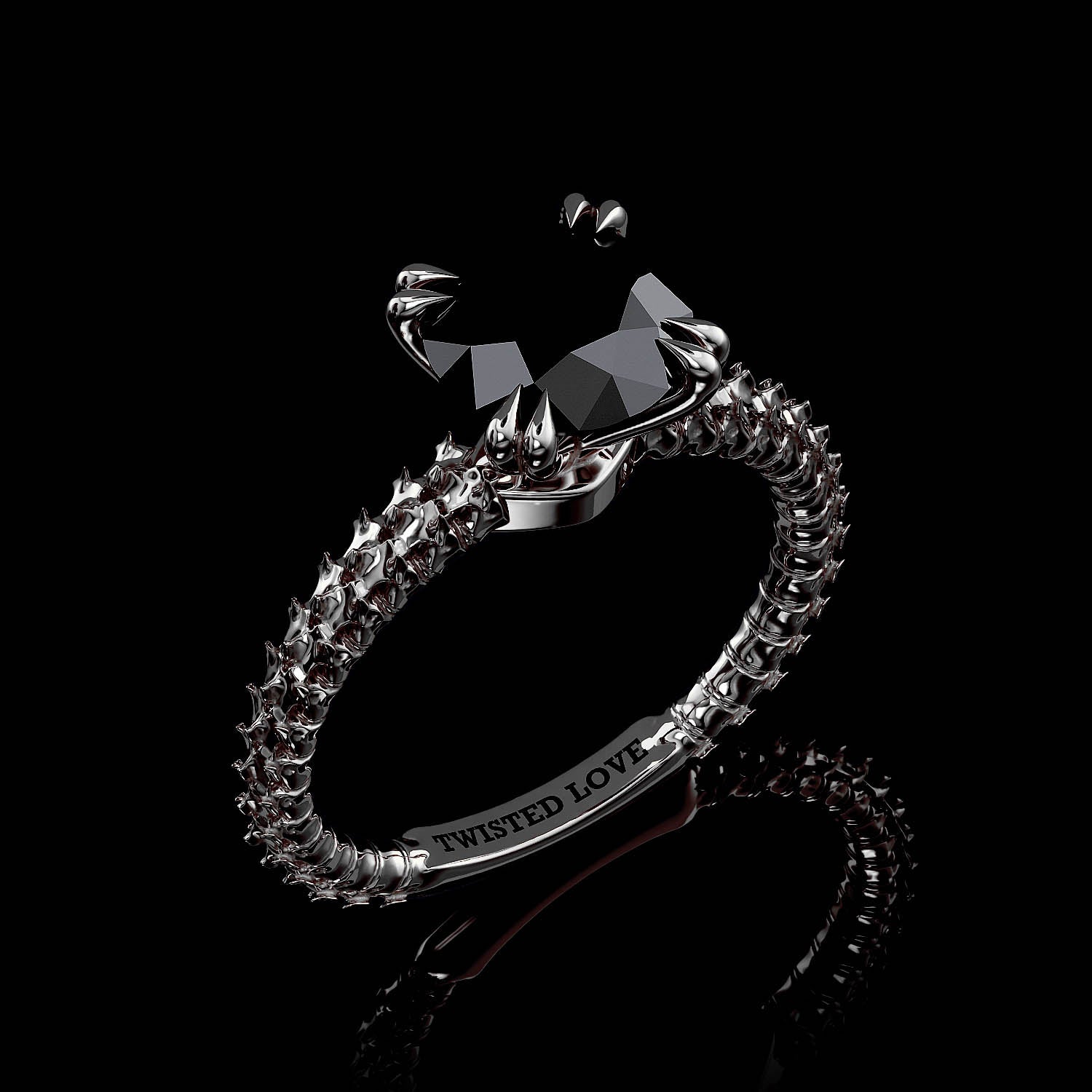 Spine Solitaire - 1 Carat
