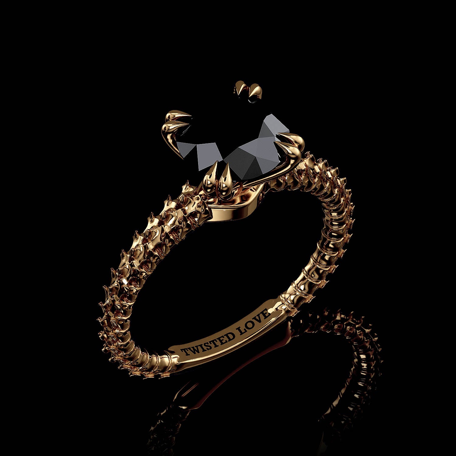 Spine Solitaire - 1 Carat