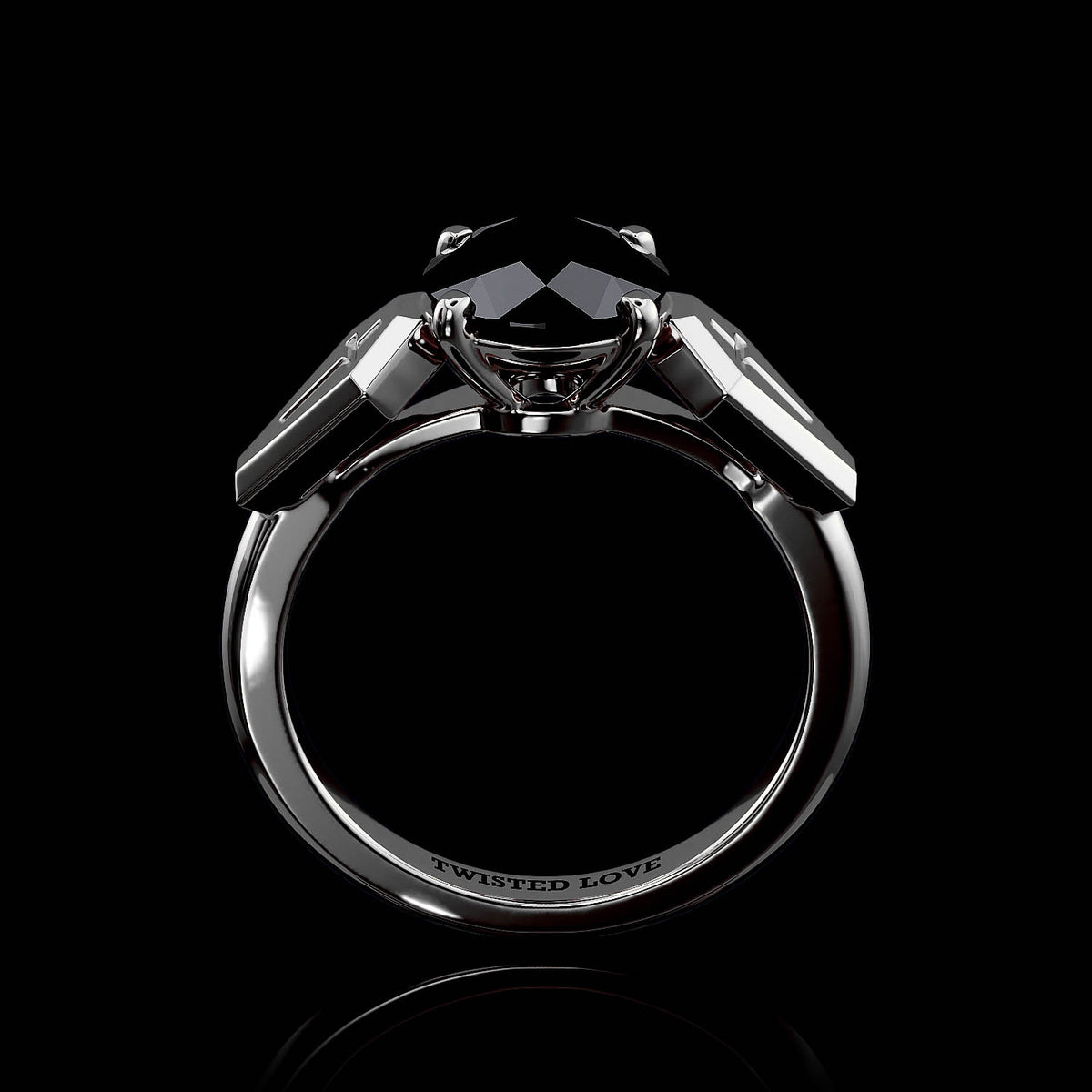 Coffin Solitaire - 1 Carat