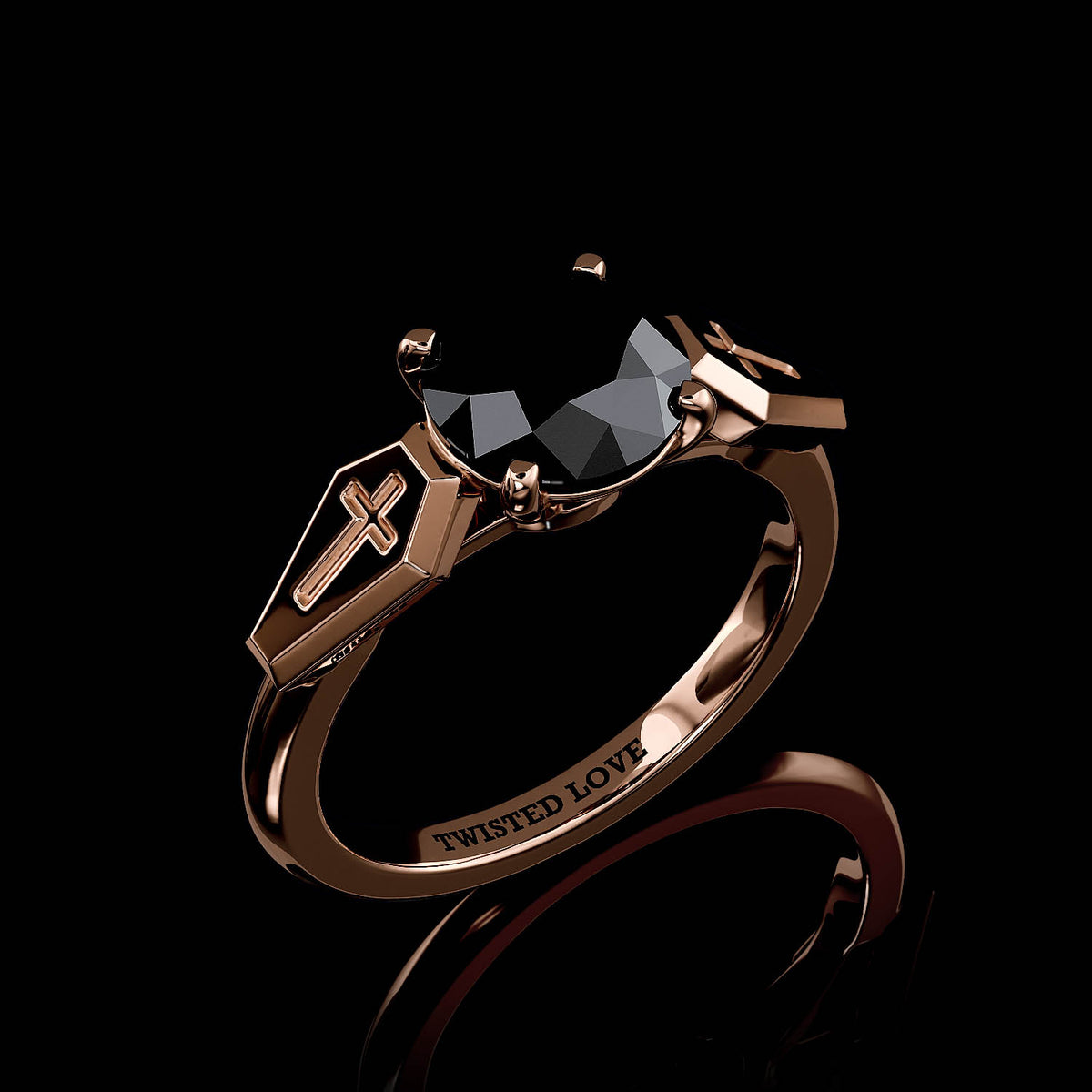 Horseshoe Ring - Brass – Twisted Love Jewelry Works NYC