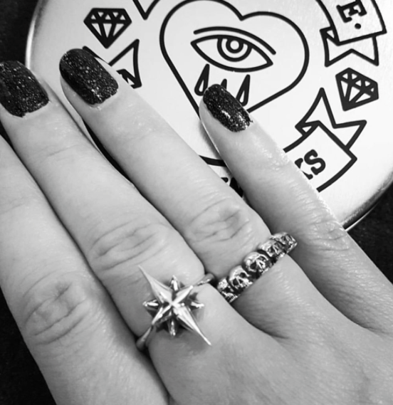 North Star Ring - Brass - Twisted Love NYC