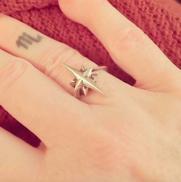 North Star Ring - Brass - Twisted Love NYC