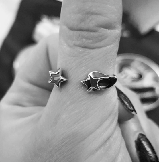 Shooting Star Ring - Brass - Twisted Love NYC