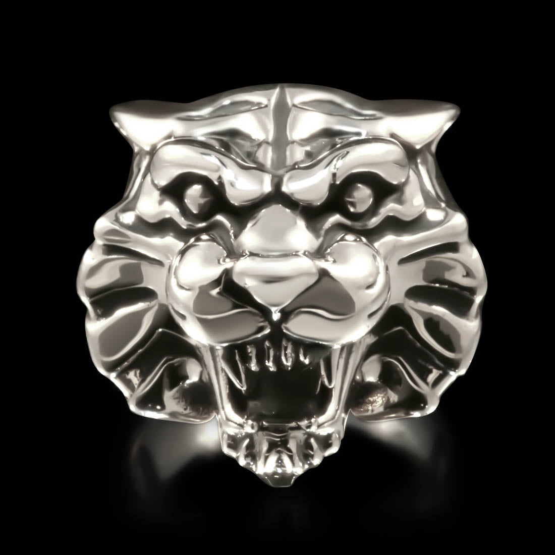 Tiger Head Ring - Sterling Silver - Twisted Love NYC