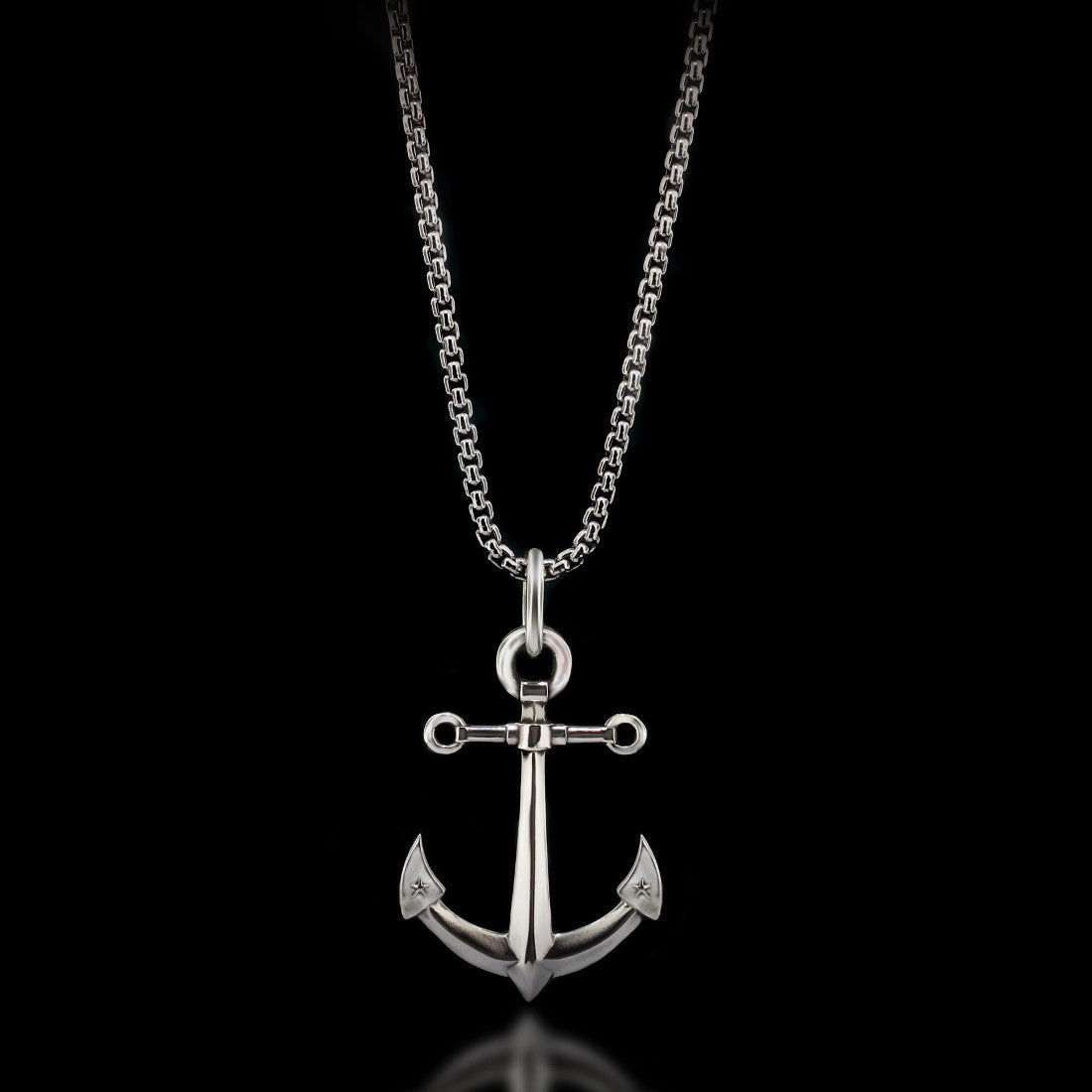 Anchor Necklace - Sterling Silver - Twisted Love NYC