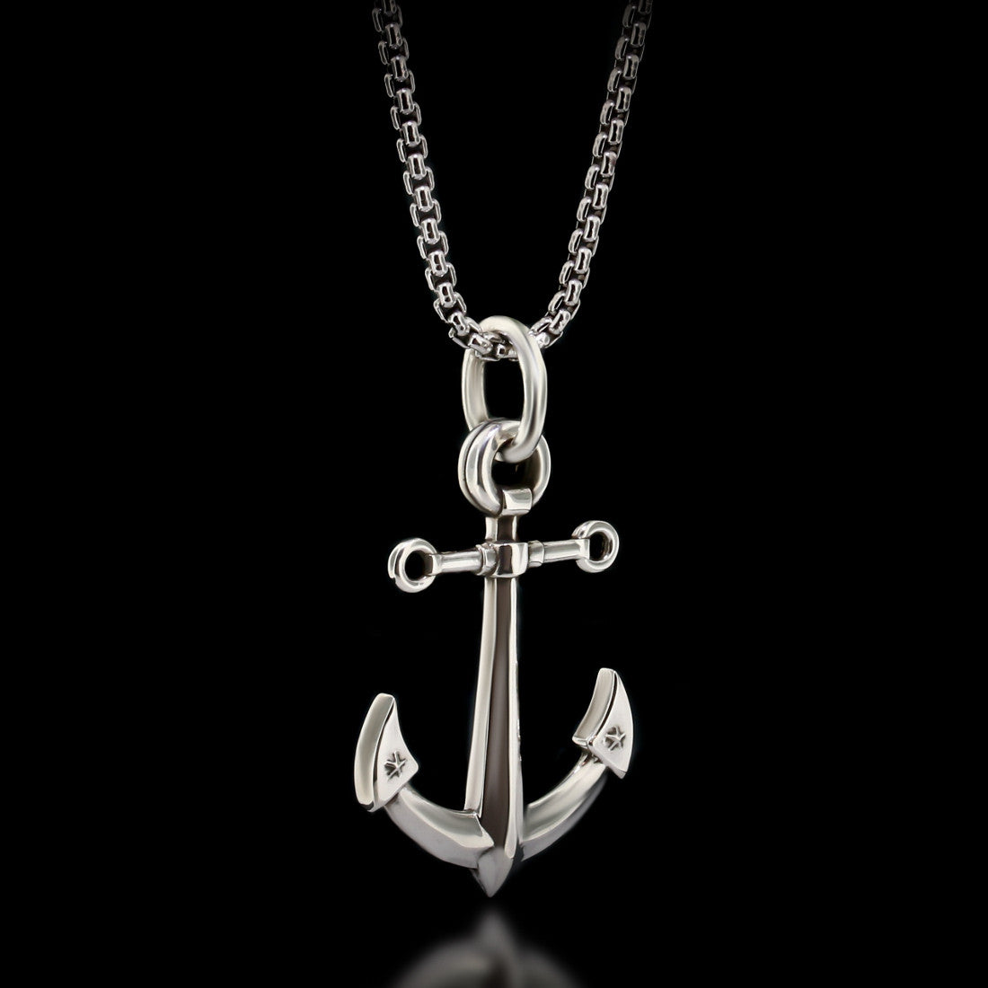 Anchor Necklace - Sterling Silver - Twisted Love NYC