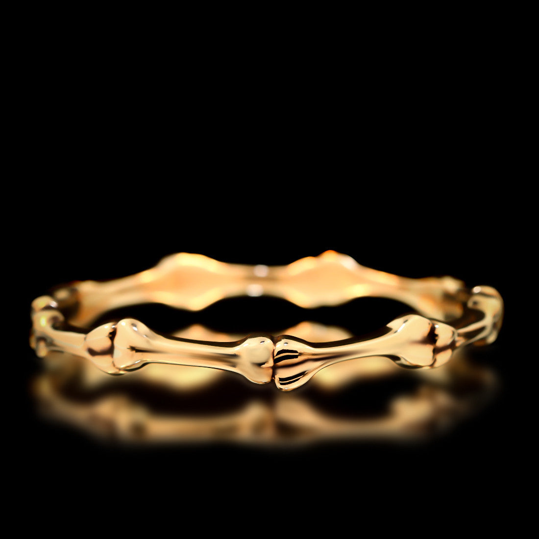 Bone Bangle - Brass - Twisted Love NYC