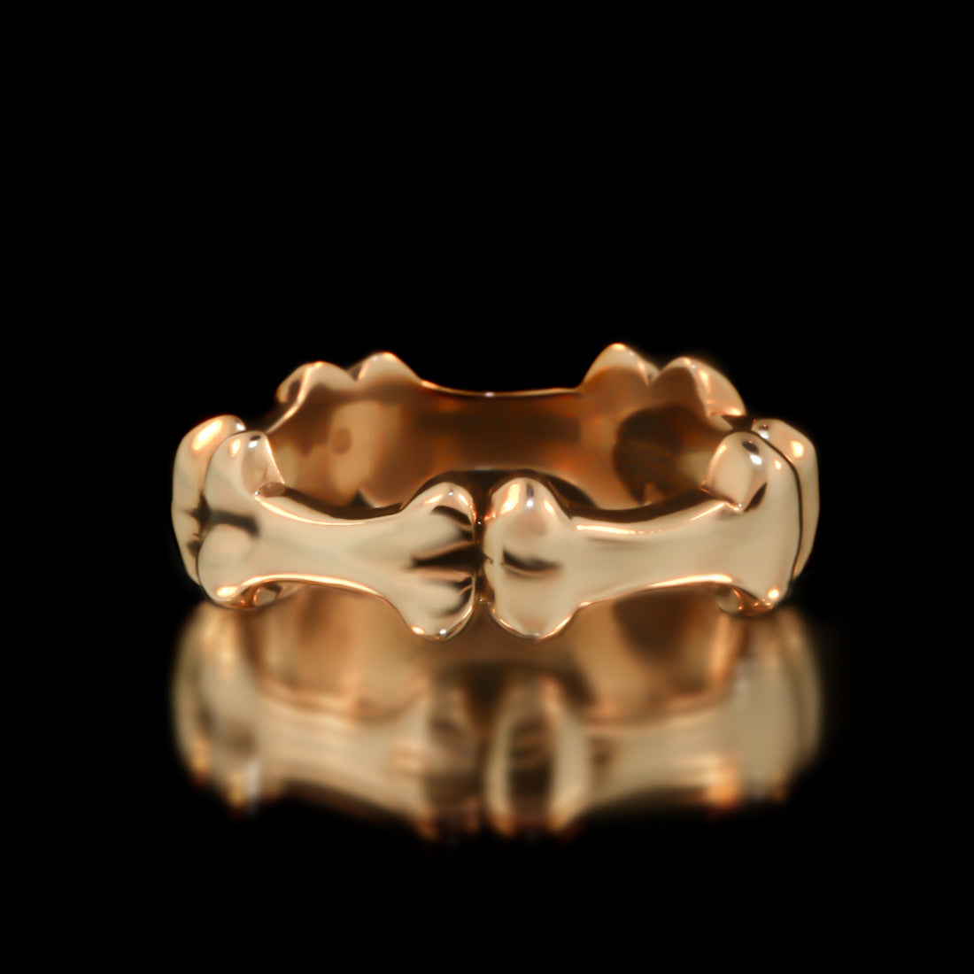 Bone Eternity Band - Brass - Twisted Love NYC