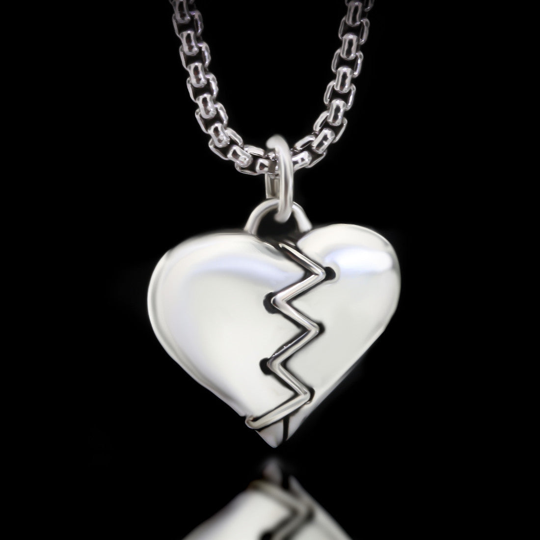 Diamond Broken Heart Pendant - Nuha Jewelers