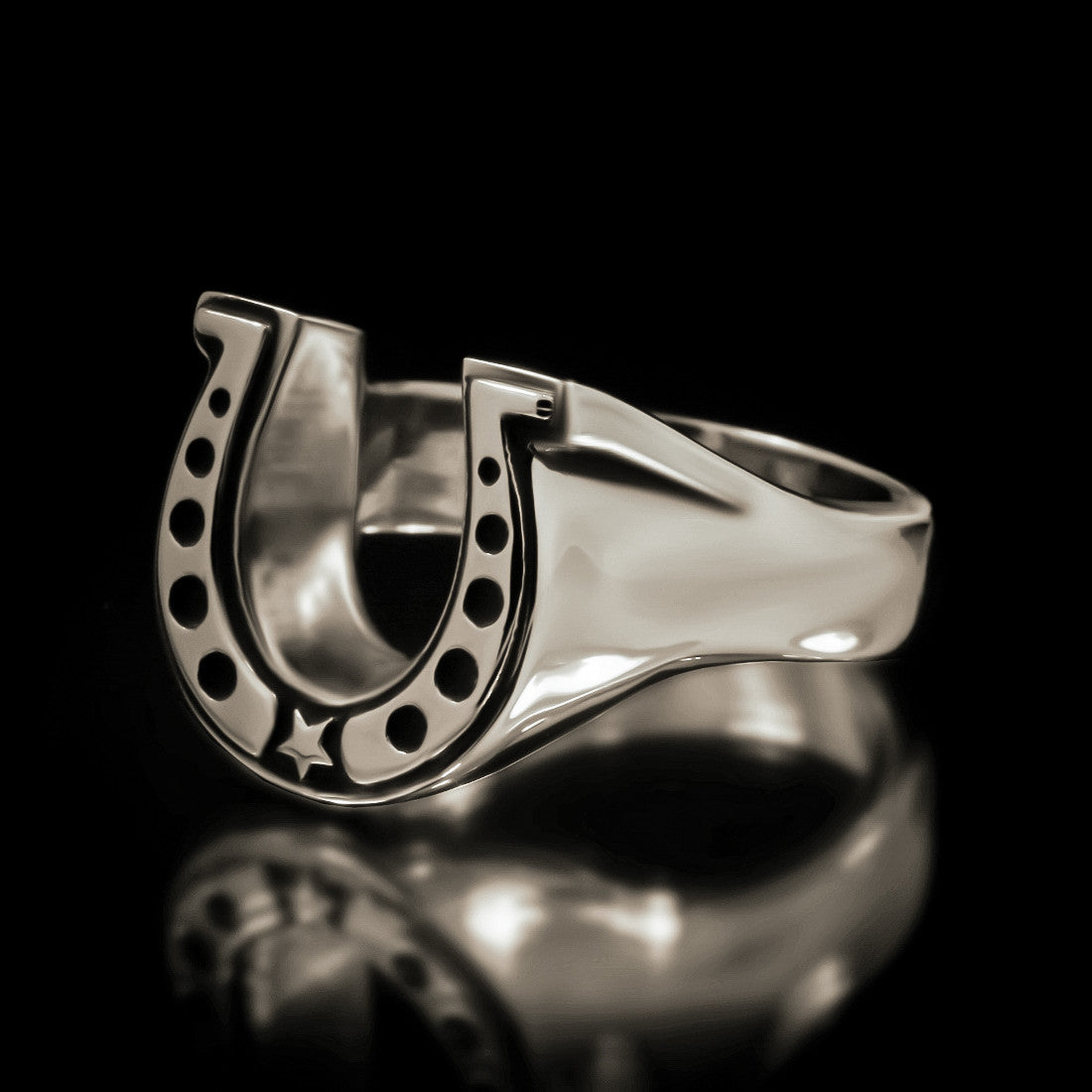 Horseshoe Ring - Sterling Silver - Twisted Love NYC