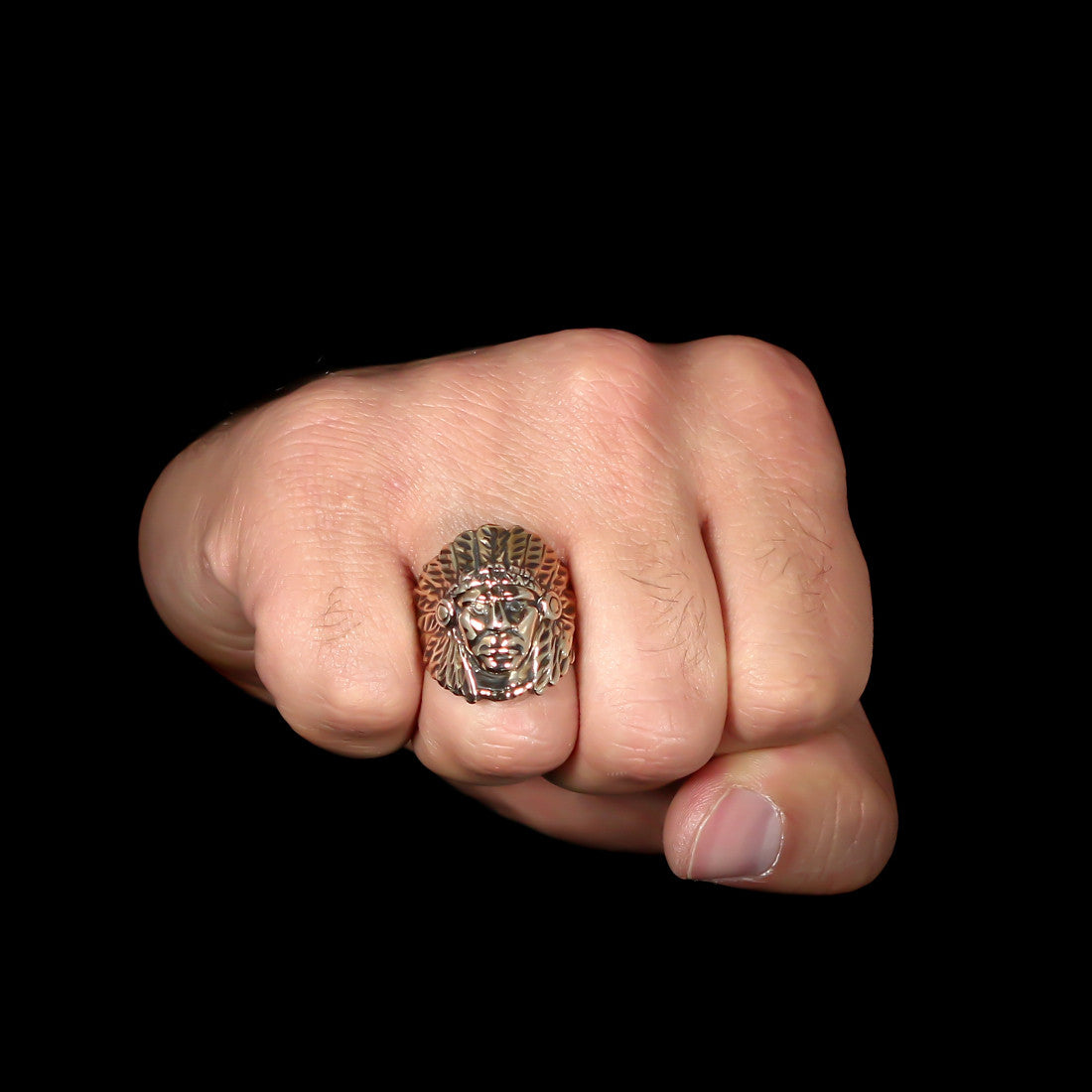 Indian Chief Ring - Sterling Silver - Twisted Love NYC
