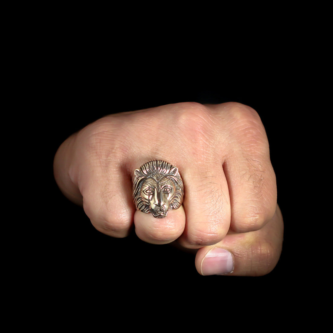 Lion Ring - Brass - Twisted Love NYC