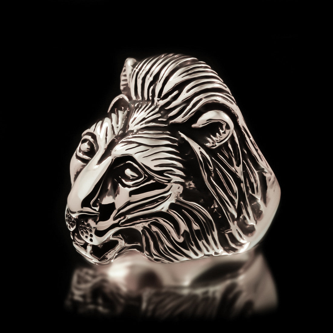 Lion Ring - Sterling Silver - Twisted Love NYC