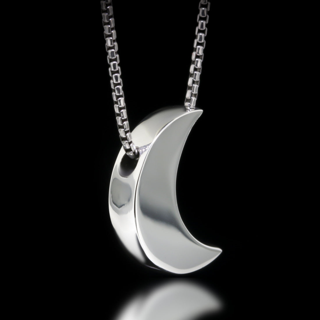 Luna Slider Necklace - Sterling Silver - Twisted Love NYC