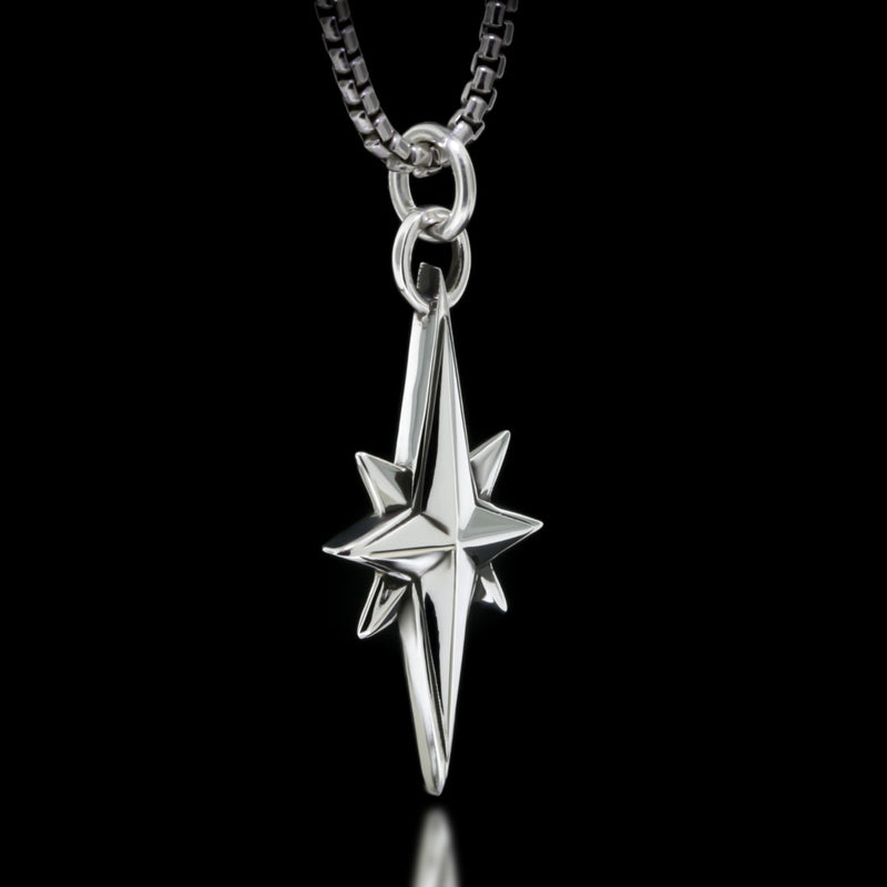 North Star Necklace - Sterling Silver - Twisted Love NYC