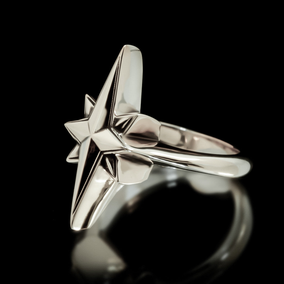 North Star Ring - Sterling Silver - Twisted Love NYC