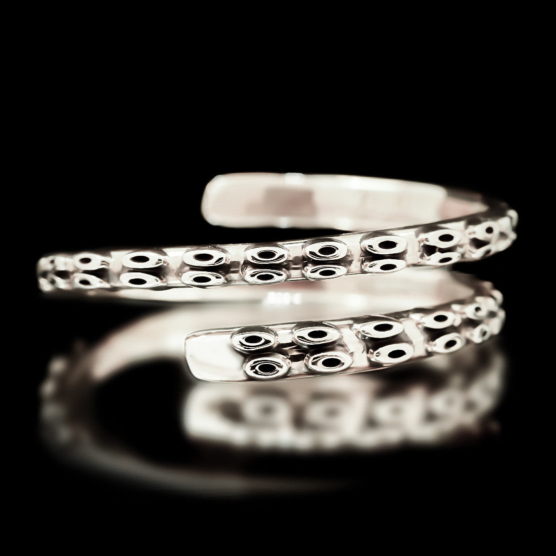 Kraken Bangle - Sterling Silver - Twisted Love NYC
