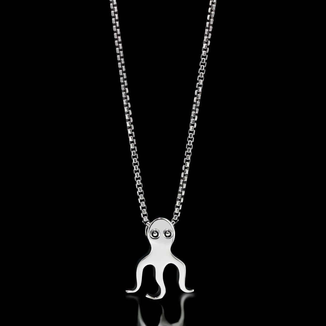 Kraken Slider Necklace - Sterling Silver - Twisted Love NYC