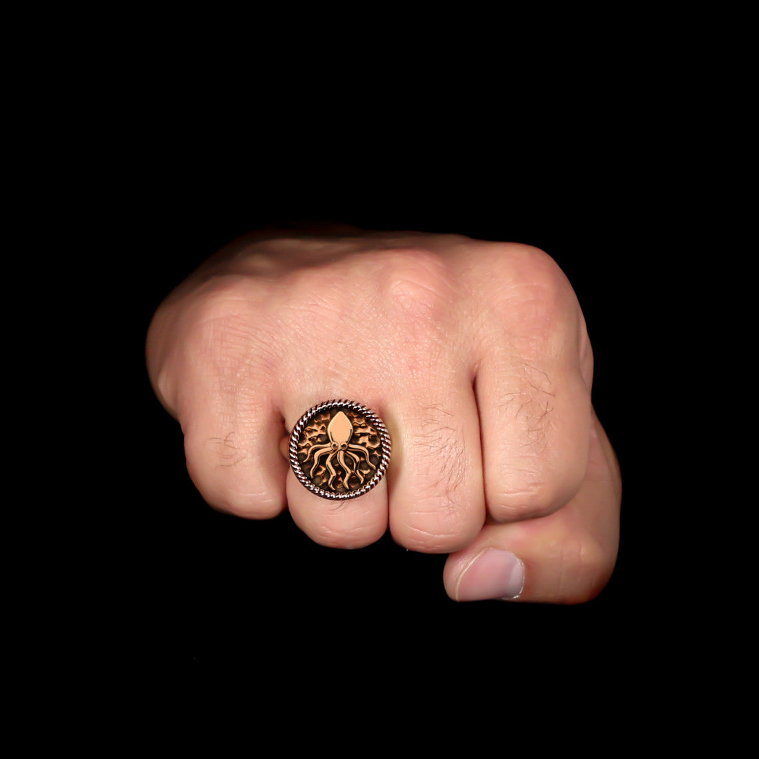 Kraken Ring - Brass - Twisted Love NYC