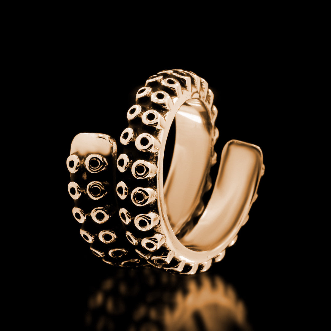 Kraken Tentacle Ring - Brass - Twisted Love NYC