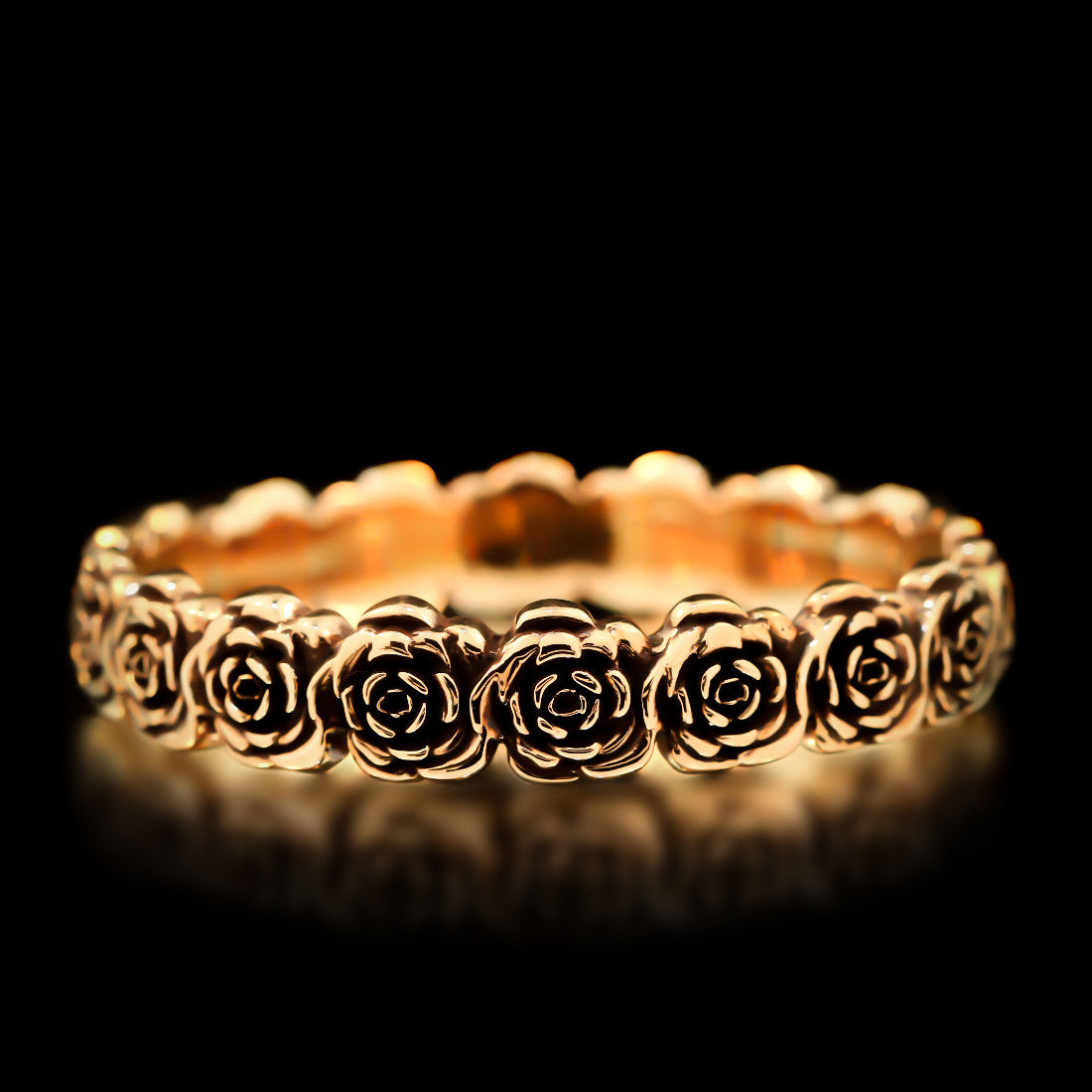Rose Bangle - Brass - Twisted Love NYC