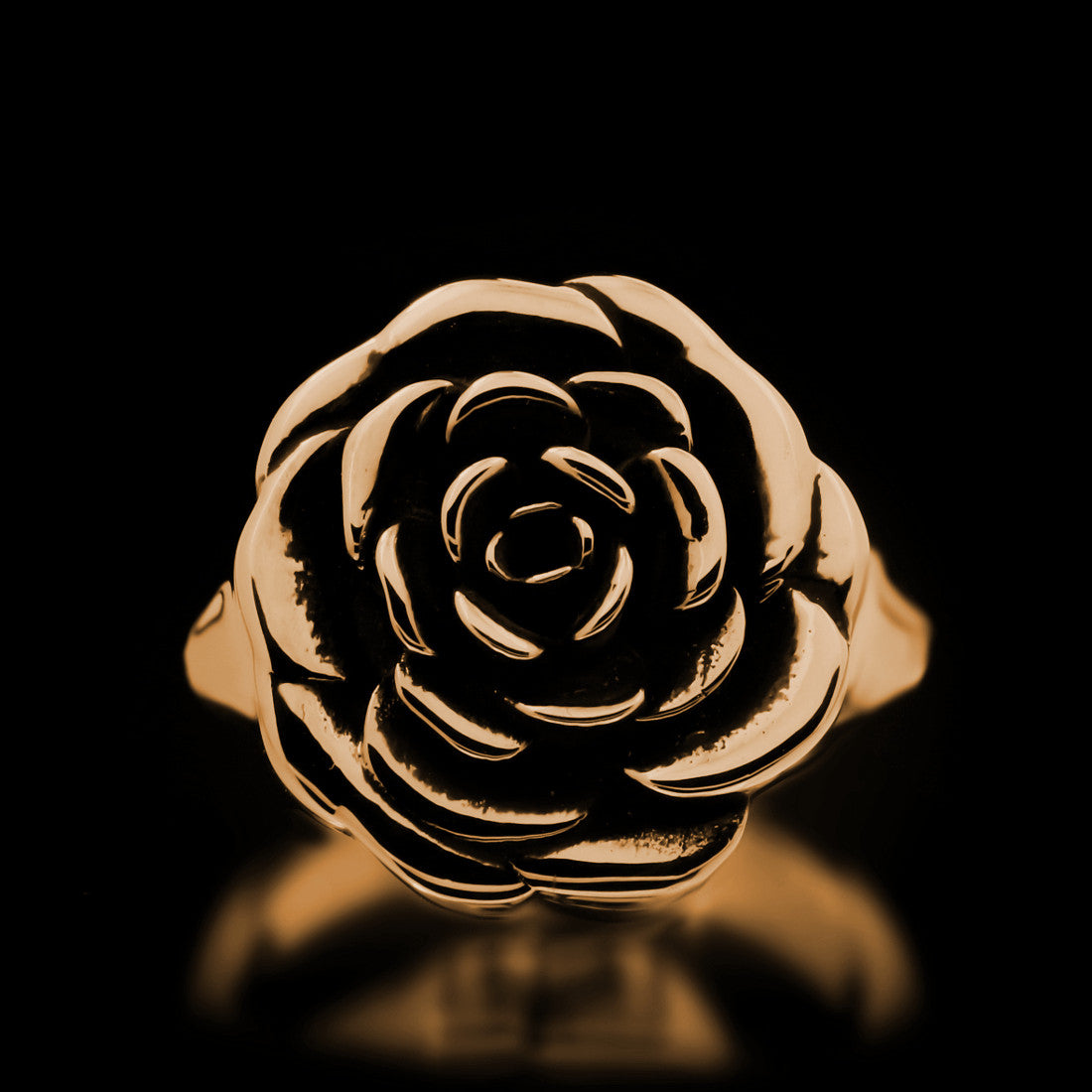 Rose Ring - Brass - Twisted Love NYC